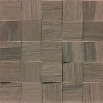 Плитка Casa Dolce Casa Wooden Tile Of Cdc Walnut Mosaico 3D Inclinato 30x30 см, поверхность матовая, рельефная