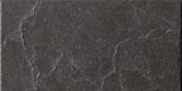 Плитка Casalgrande Padana Ardesia Nero 15x30 см, поверхность матовая, рельефная