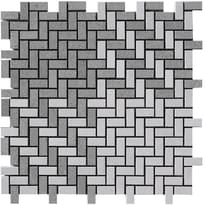 Плитка Casalgrande Padana Cemento Mosaico Tessuto Rasato Grigio Bianco 25.1x25.1 см, поверхность матовая
