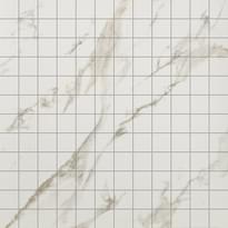 Плитка Casalgrande Padana Marmoker Mosaico Decoro Statuario Oro Lucido 29.5x29.5 см, поверхность полированная