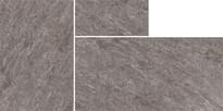 Плитка Casalgrande Padana Petra Modulo Antracite 120x120 см, поверхность матовая, рельефная
