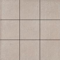 Плитка Casalgrande Padana Pietra Bauge Mosaico Beige 10x10 30x30 см, поверхность матовая, рельефная