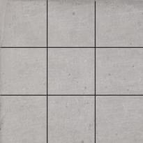 Плитка Casalgrande Padana Pietra Bauge Mosaico Grigia 10x10 30x30 см, поверхность матовая, рельефная
