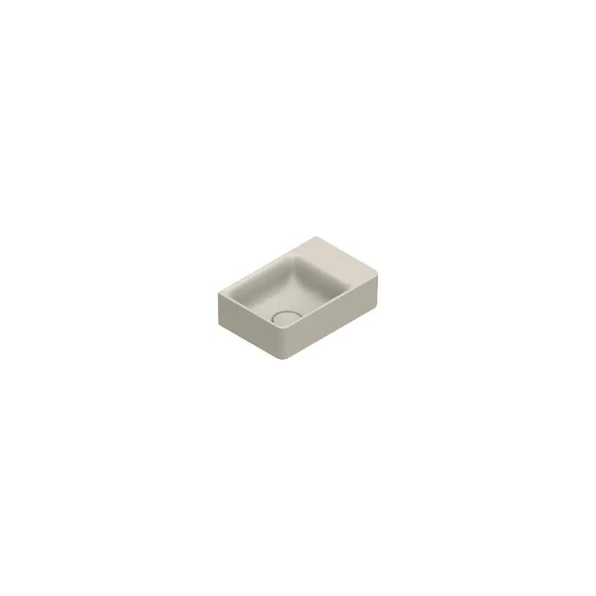Плитка Catalano Elice ELICE Раковина 35x23. чаша слева. крепеж включен. покрытие cataglaze+. sabbia матовая  поверхность матовая