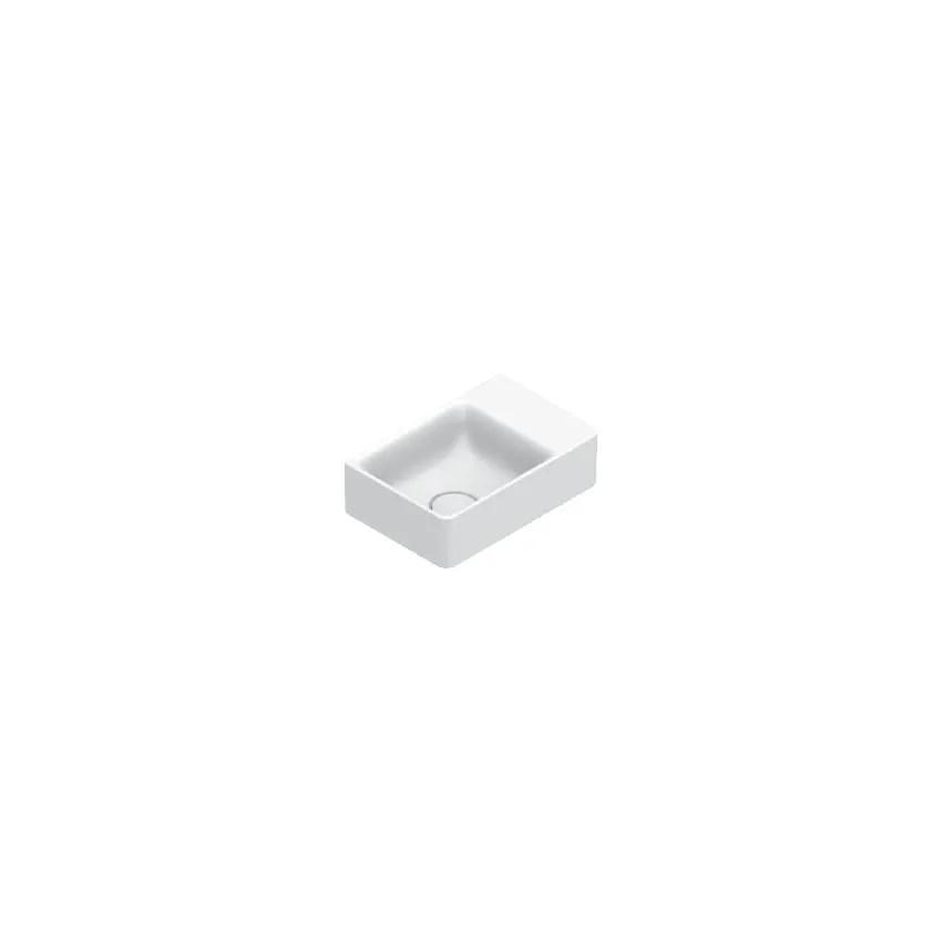 Плитка Catalano Elice ELICE Раковина 35x23. чаша слева. крепеж включен. покрытие cataglaze+. белая матовая  поверхность матовая