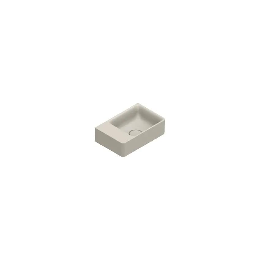 Плитка Catalano Elice ELICE Раковина 35x23. чаша справа. крепеж включен. покрытие cataglaze+. sabbia матовая  поверхность матовая