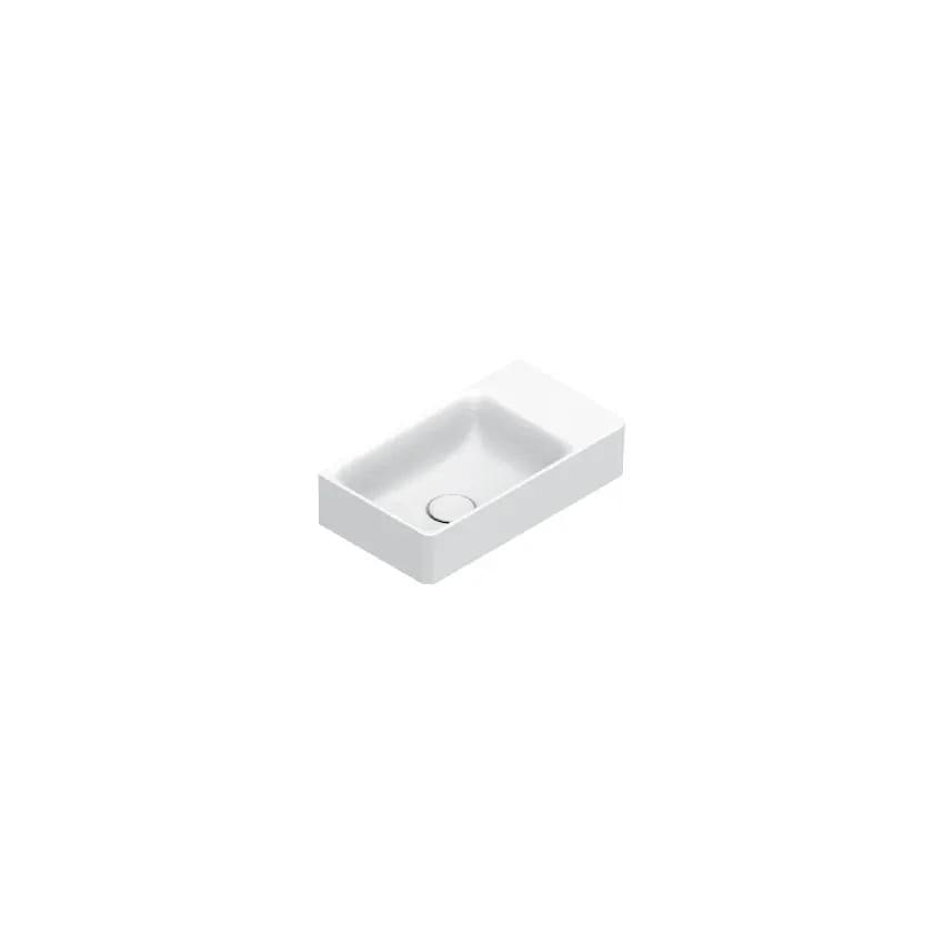 Плитка Catalano Elice ELICE Раковина 45x25. чаша слева. крепеж включен. покрытие cataglaze+. белая матовая  поверхность матовая