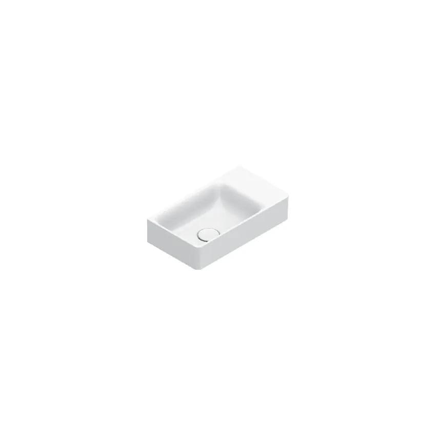 Плитка Catalano Elice ELICE Раковина 45x25. чаша слева. крепеж включен. покрытие cataglaze+. белая  поверхность глянец