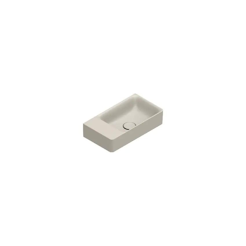 Плитка Catalano Elice ELICE Раковина 45x25. чаша справа. крепеж включен. покрытие cataglaze+. sabbia матовая  поверхность матовая