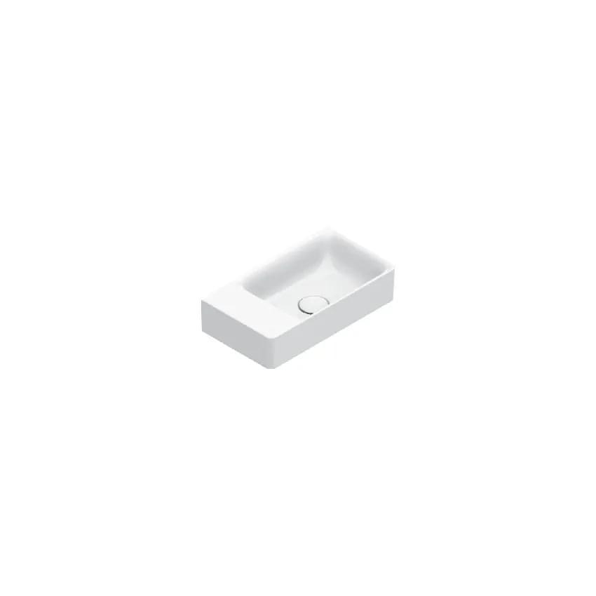 Плитка Catalano Elice ELICE Раковина 45x25. чаша справа. крепеж включен. покрытие cataglaze+. белая  поверхность глянец