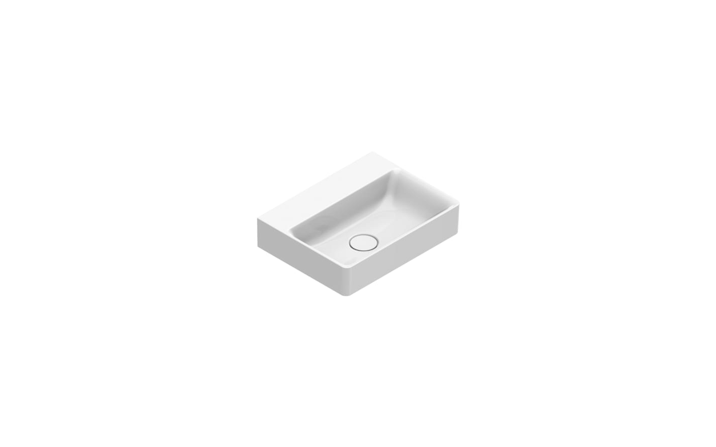 Плитка Catalano Elice ELICE Раковина 45х35. крепеж включен. покрытие cataglaze+. белая  поверхность глянец, рельефная