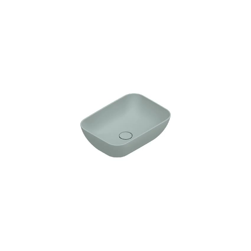 Плитка Catalano Elice ELICE Раковина накладная 50х36 h15. покрытие cataglaze+. acqua матовая  поверхность матовая