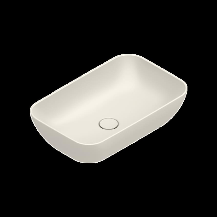 Плитка Catalano Elice ELICE Раковина накладная 60х38 h15. покрытие cataglaze+. lino матовая  поверхность матовая