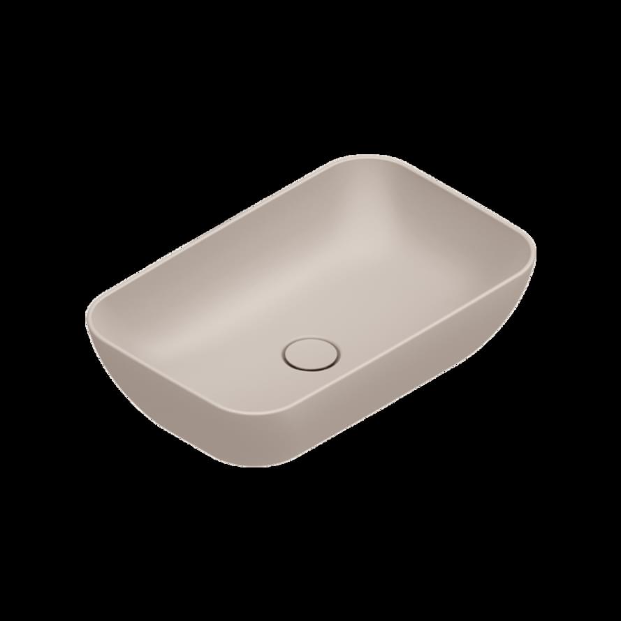 Плитка Catalano Elice ELICE Раковина накладная 60х38 h15. покрытие cataglaze+. seta матовая  поверхность матовая