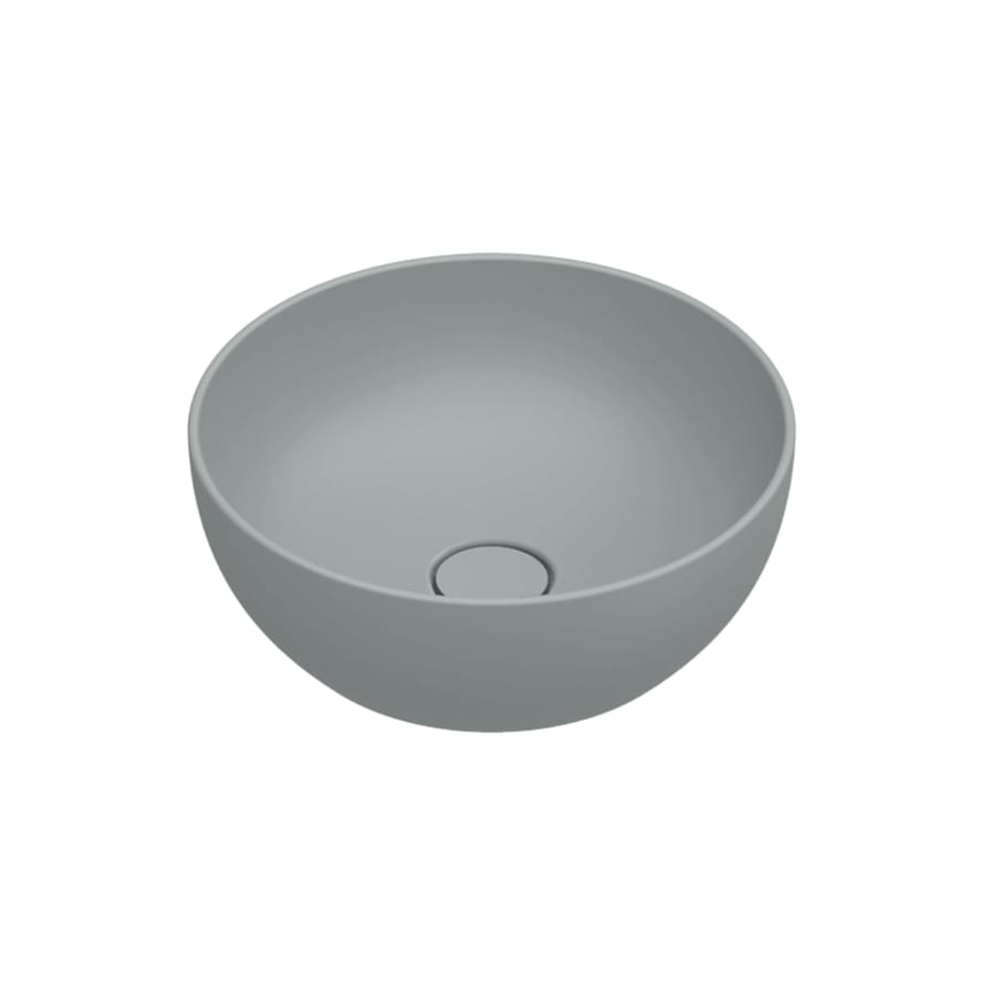 Плитка Catalano Elice ELICE Раковина накладная D40 h15. покрытие cataglaze+. acqua матовая  поверхность матовая