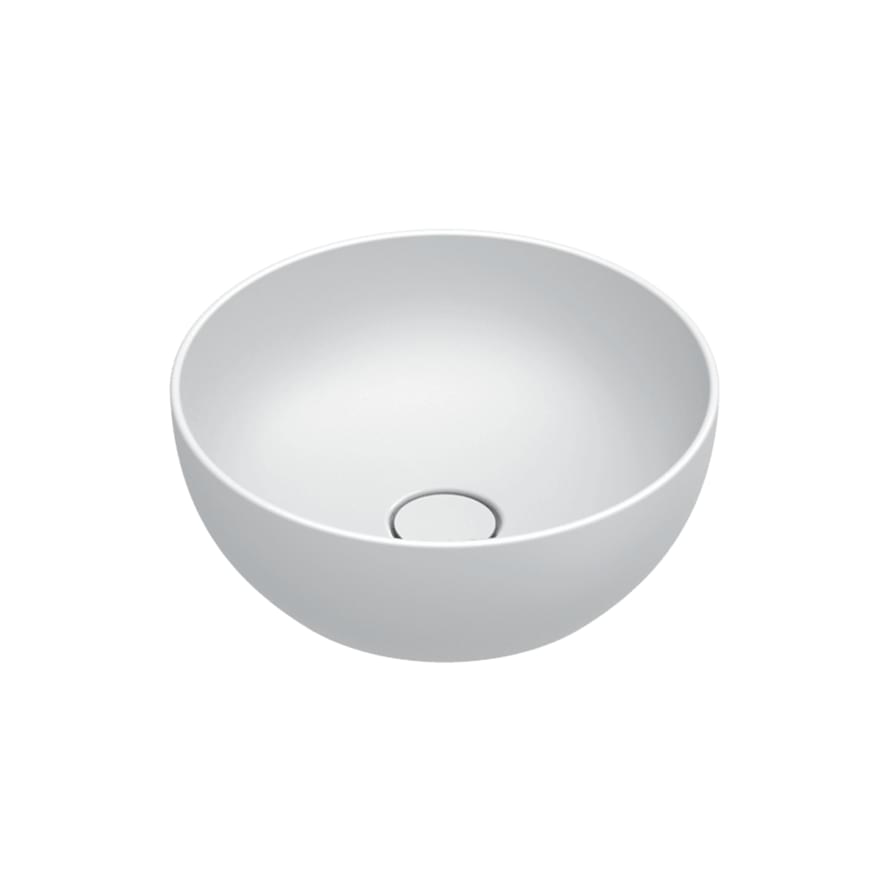 Плитка Catalano Elice ELICE Раковина накладная D40 h15. покрытие cataglaze+. белая матовая  поверхность матовая