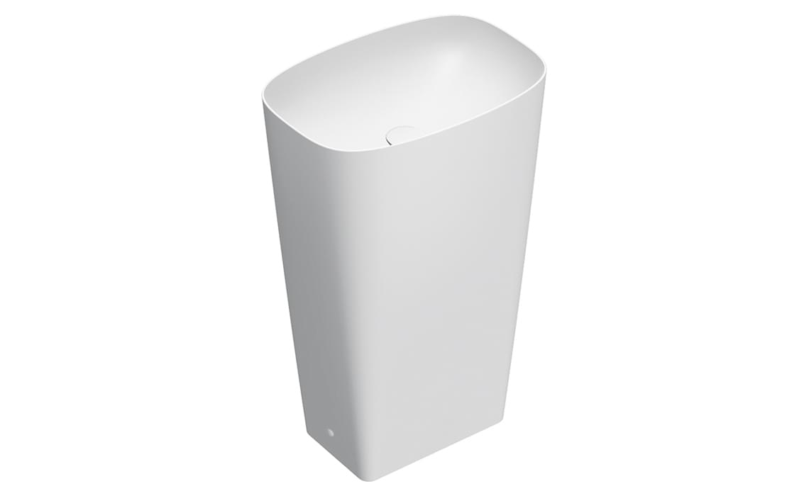 Плитка Catalano Elice Раковина Green 55x38 h85 белый матовый  поверхность матовая