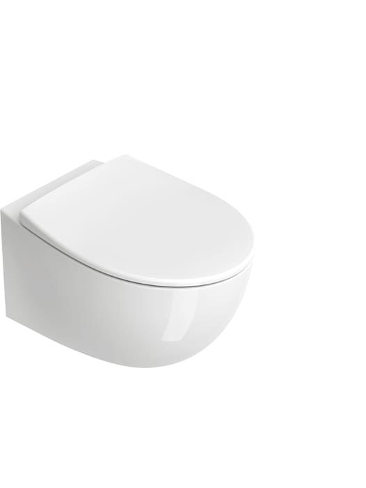 Плитка Catalano Italy ITALY Унитаз подвесной 52х37 безободковый. покрытие cataglaze+. смыв silentech. белый  поверхность глянец