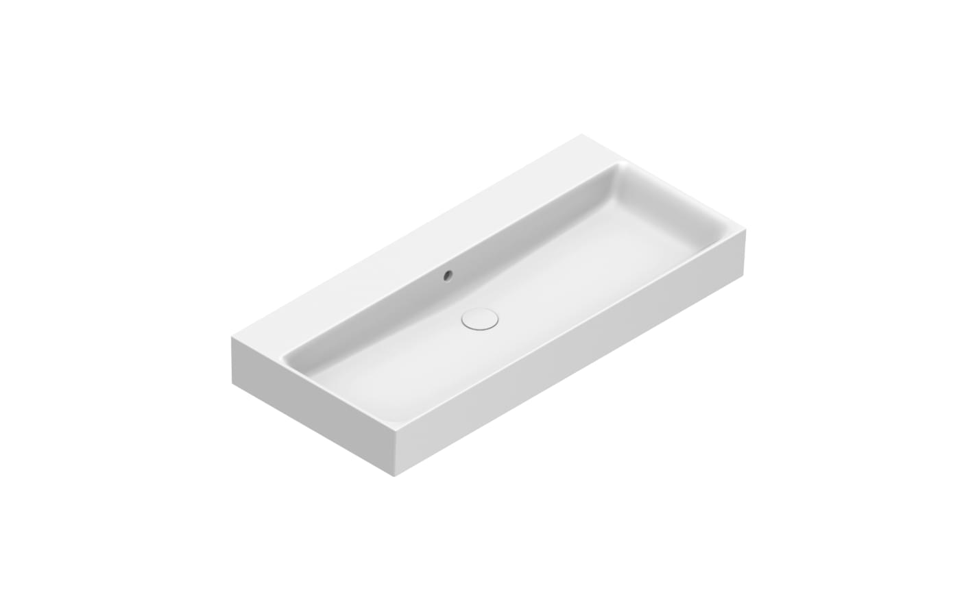 Плитка Catalano Premium PREMIUM Раковина 100x47. крепеж включен. покрытие cataglaze+. белая  поверхность глянец