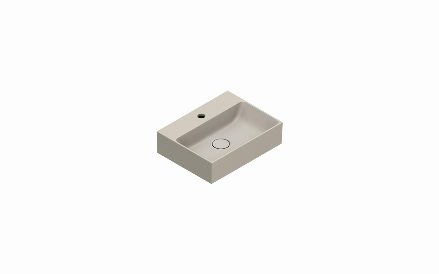 Плитка Catalano Premium PREMIUM Раковина 45x35. покрытие cataglaze+. sabbia матовая  поверхность матовая, рельефная