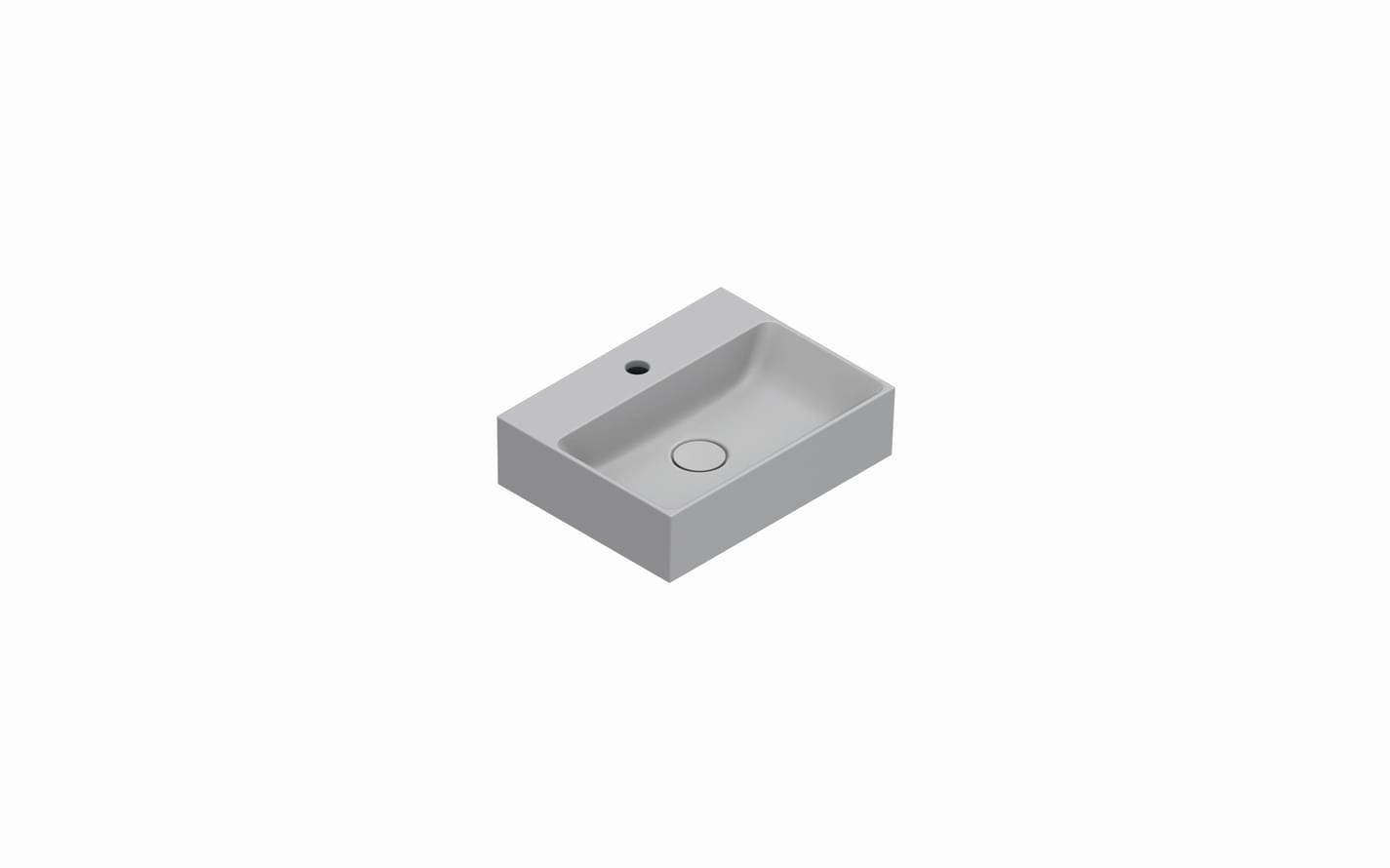 Плитка Catalano Premium PREMIUM Раковина 45x35. покрытие cataglaze+. белая матовая  поверхность матовая, рельефная