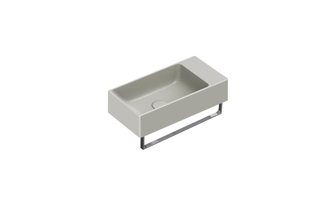 Плитка Catalano Premium PREMIUM Раковина 50x25. крепеж включен. покрытие cataglaze+. цемент матовый  поверхность матовая, рельефная