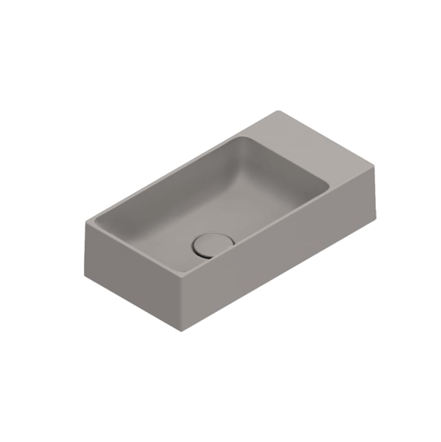 Плитка Catalano Premium PREMIUM Раковина 50x25. покрытие cataglaze+. tortora матовая  поверхность матовая, рельефная