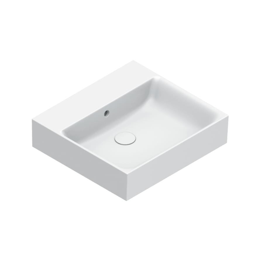 Плитка Catalano Premium PREMIUM Раковина 50x47. покрытие cataglaze+. белая матовая  поверхность матовая