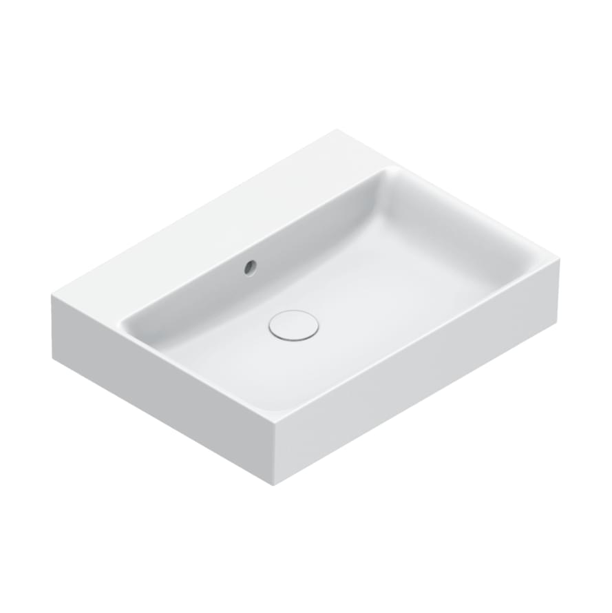 Плитка Catalano Premium PREMIUM Раковина 60x47. покрытие cataglaze+. белая матовая  поверхность матовая