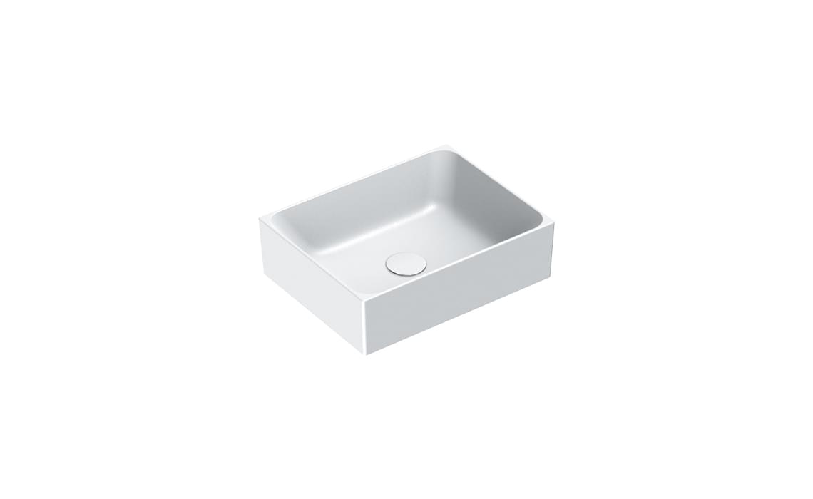 Плитка Catalano Premium PREMIUM Раковина накладная 45x35 h13. покрытие cataglaze+. белая матовая  поверхность матовая