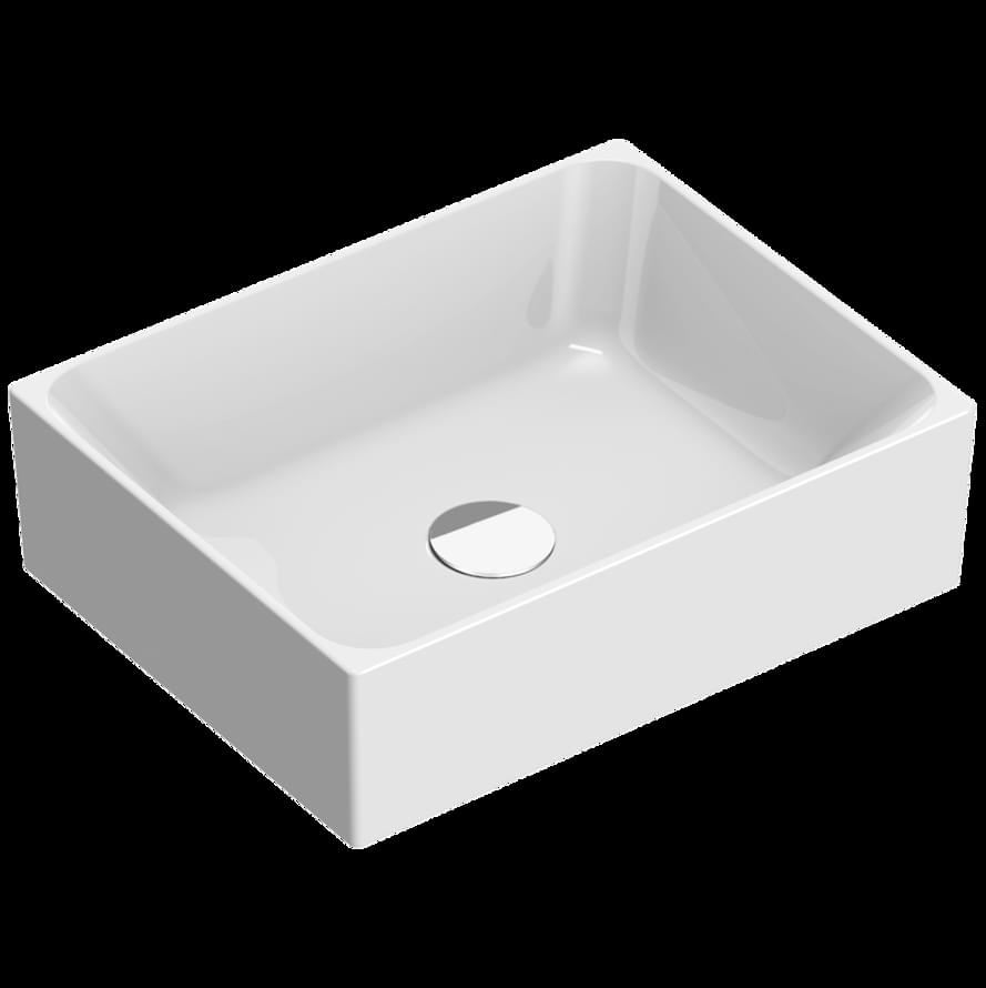 Плитка Catalano Premium PREMIUM Раковина накладная 45x35 h13. покрытие cataglaze+. белая  поверхность глянец