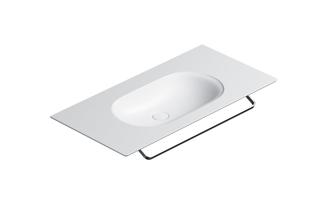 Плитка Catalano Sfera SFERA Раковина 100х50. покрытие cataglaze+. белая матовая  поверхность матовая