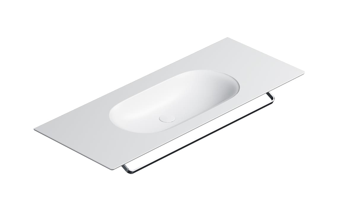 Плитка Catalano Sfera SFERA Раковина 125х50. покрытие cataglaze+. белая матовая  поверхность матовая