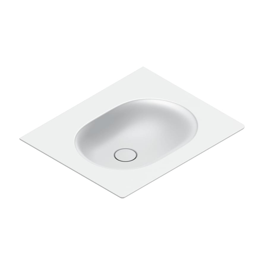 Плитка Catalano Sfera SFERA Раковина 60х50. покрытие cataglaze+. белая матовая  поверхность матовая