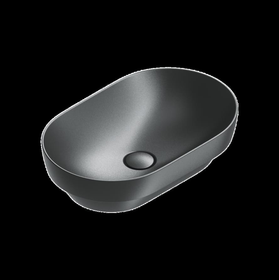 Плитка Catalano Sfera SFERA Раковина встраиваемая 55х35. покрытие cataglaze+. черная матовая  поверхность матовая