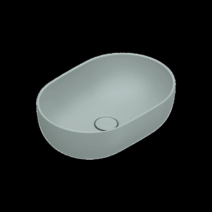 Плитка Catalano Sfera SFERA Раковина накладная 50х35 h16. покрытие cataglaze+. acqua матовая  поверхность матовая