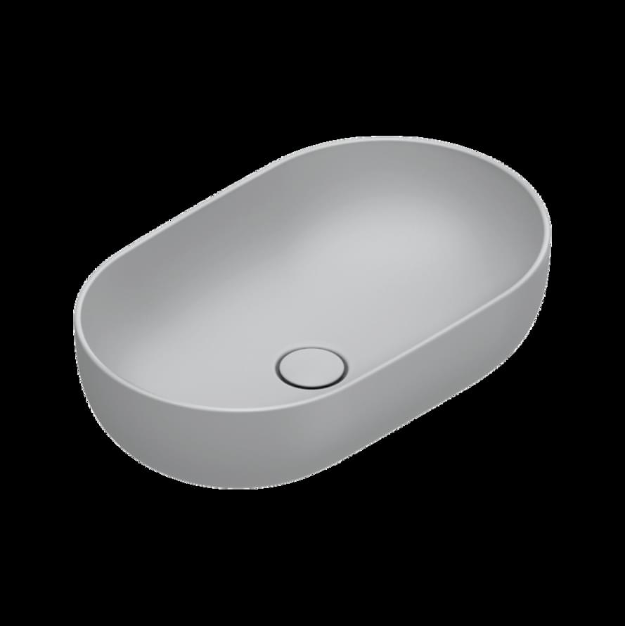 Плитка Catalano Sfera SFERA Раковина накладная 60х37 h16. покрытие cataglaze+. цемент матовый  поверхность матовая