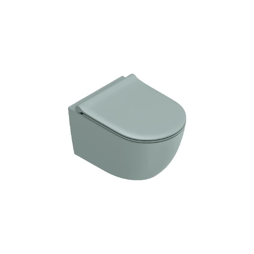 Плитка Catalano Sfera SFERA Унитаз подвесной 50x35 под крепление up-fix. покрытие twinglaze+. смыв silentech. acqua матовый  поверхность матовая