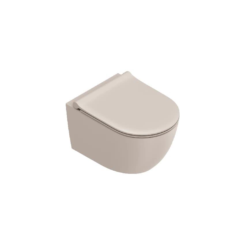 Плитка Catalano Sfera SFERA Унитаз подвесной 50x35 под крепление up-fix. покрытие twinglaze+. смыв silentech. seta матовый  поверхность матовая