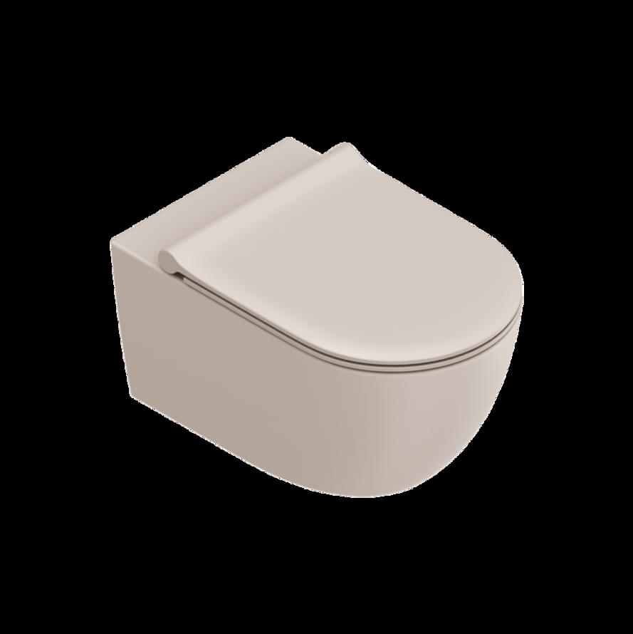 Плитка Catalano Sfera SFERA Унитаз подвесной 55х35 безободковый. покрытие twinglaze+. смыв silentech. seta матовый  поверхность матовая