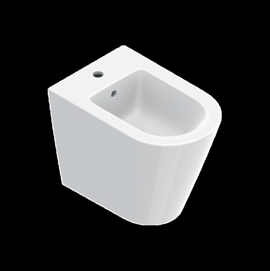 Плитка Catalano Zero ZERO Биде напольное 55х35. покрытие cataglaze+. белое  поверхность глянец