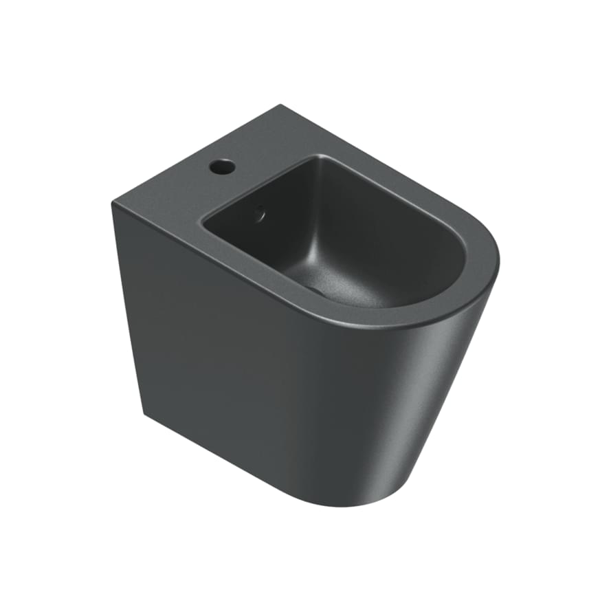 Плитка Catalano Zero ZERO Биде напольное 55х35. покрытие cataglaze+. черное матовое  поверхность матовая