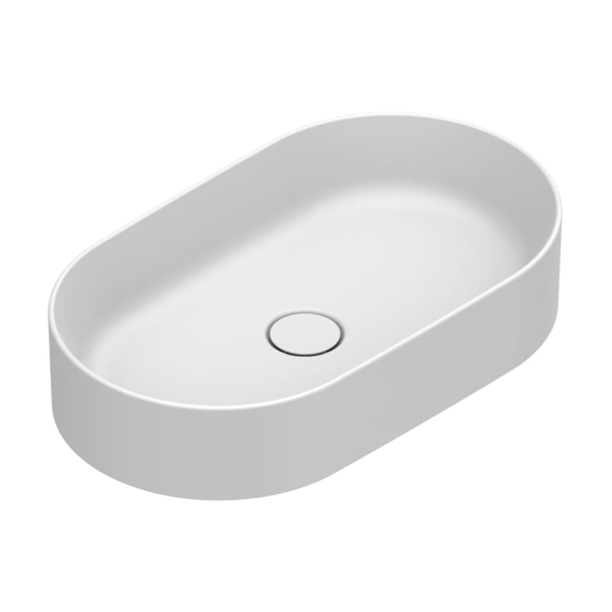 Плитка Catalano Zero ZERO Раковина накладная 60х35 h12. покрытие cataglaze+. белая матовая  поверхность матовая