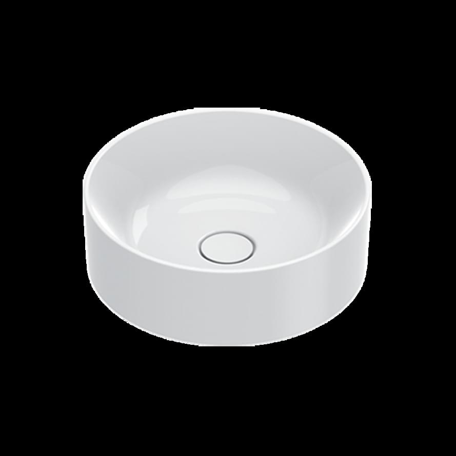 Плитка Catalano Zero ZERO Раковина накладная D40 h13. покрытие cataglaze+. белая  поверхность глянец