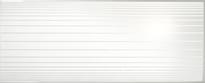 Плитка CeDam Lustri DEC Righe Bianco Lucido 20x50 см, поверхность глянец