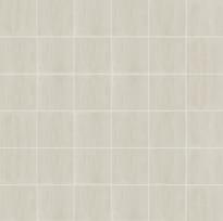 Плитка Century Syncro White 4.7x4.7 Mosaico Su Rete 30x30 см, поверхность матовая, рельефная