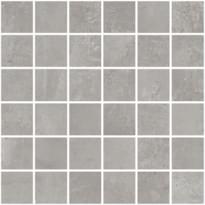 Плитка Century Titan Cement 4.7x4.7 Mosaico Su Rete 30x30 см, поверхность матовая, рельефная