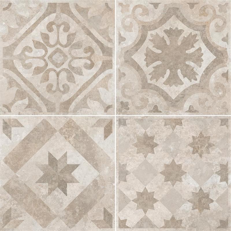 Плитка Ceracasa Livorno Deco Medici Argilla 40.2x40.2 см, поверхность матовая