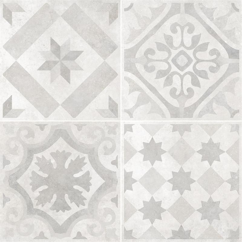 Плитка Ceracasa Livorno Deco Medici Avorio 40.2x40.2 см, поверхность матовая