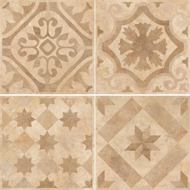 Плитка Ceracasa Livorno Deco Medici Cotto 40.2x40.2 см, поверхность матовая